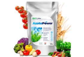BioLider Stymulator wzrostu roślin AzotoPower bakterie wiążą azot z powietrza 100g