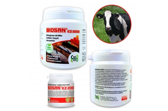 Biosan KZ 2000 preparat do poprawy warunków w obiektach inwentarskich 250g