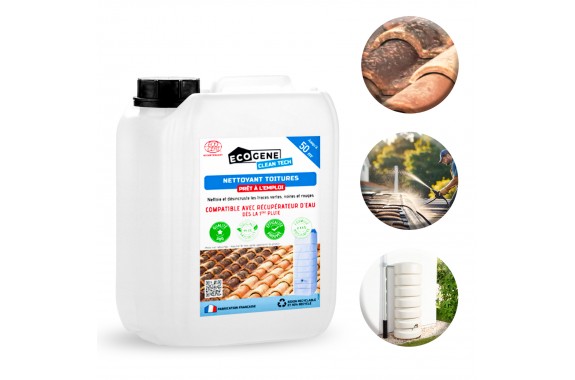 Ecogene Roof Cleaner do czyszczenia dachów dachówek Clean Tech 5L na 50 m2