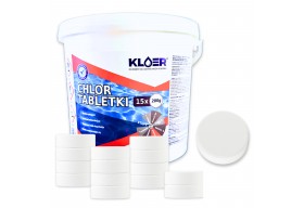 Kloer Chlor Tabletki chlorowe wolnorozpuszczalne 200g chlor do basenu 3kg