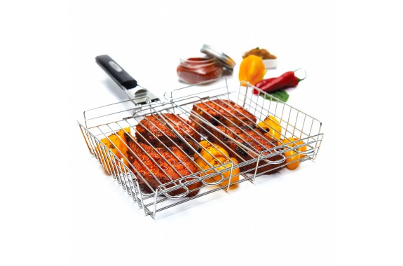 BROIL KING Premium kosz do grillowania stal szlachetna wyjmowana rączka (65070)