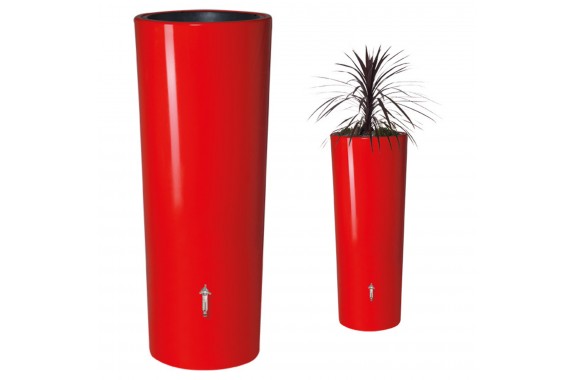 Garantia COLOR 2w1 Zbiornik na Deszczówkę wodę deszczową 350L Tomato Czerwony