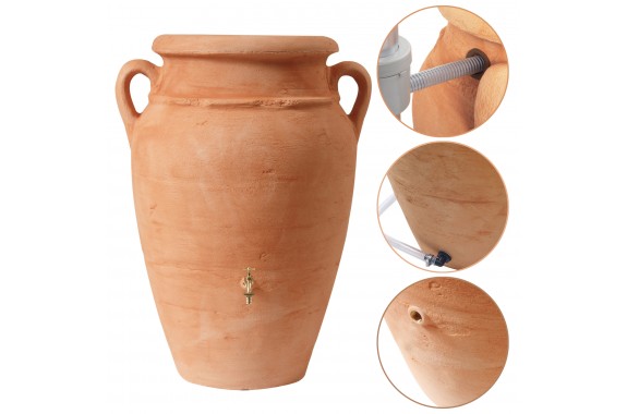 Garantia ANTIQUE AMFORA Zbiornik na deszczówkę 600L amfora ceglana terracotta