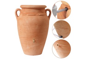 Garantia ANTIQUE AMFORA Zbiornik na deszczówkę 600L amfora ceglana terracotta