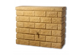 Garantia ROCKY zbiornik na deszczówkę płaski przyścienny 400L Piaskowy