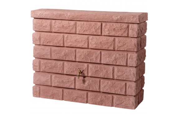 Garantia ROCKY zbiornik na deszczówkę płaski przyścienny 400L Ceglany