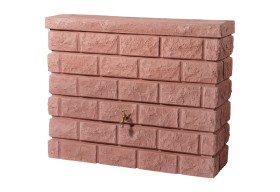 Garantia ROCKY zbiornik na deszczówkę płaski przyścienny 400L Ceglany