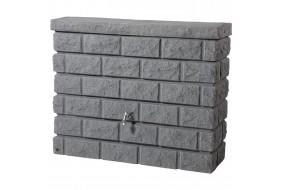 Garantia ROCKY zbiornik na deszczówkę płaski przyścienny 400L Ceglany