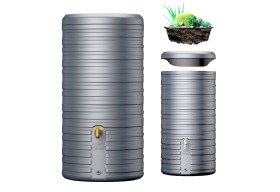 Garantia NORDIC zbiornik deszczowy na deszczówkę 300L 2w1 Szary