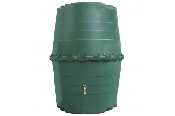 Garantia TOP-TANK duży zbiornik na wodę deszczową 1300L Zielony