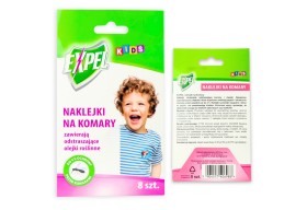 EXPEL KIDS Naklejki na komary Ochrona dla dzieci 8 sztuk