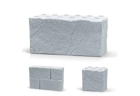 Zbiornik na wodę DESZCZOWĄ Stone Block 270L Chłodny Szary
