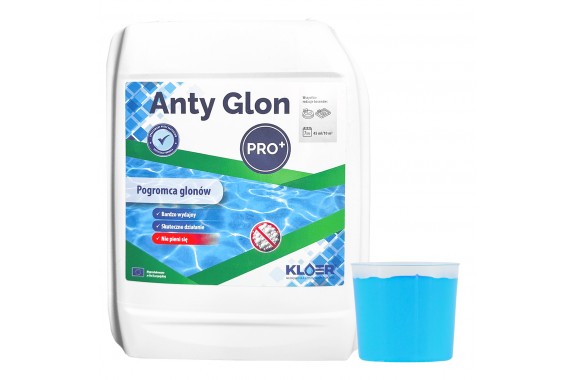 Kloer Anty Glon PRO+ niepieniący płyn na glony do basenu 5L