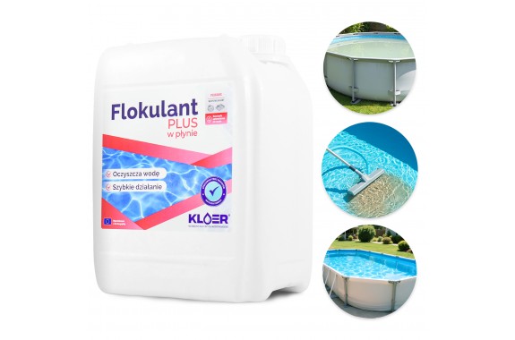 Kloer Flokulant w płynie koagulacja wody basen usuwanie mętnej wody 5L