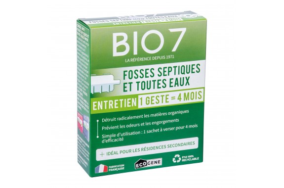 Preparat bio7 Dom Letniskowy 250g bakterie do osadnika na działkę do domku