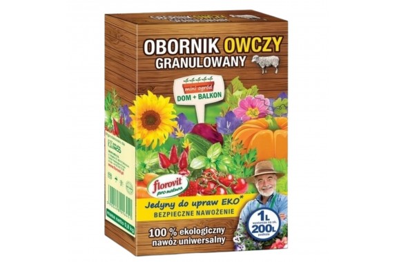 FLOROVIT Granulowany Obornik kurzy eko nawóz naturalny Karton 1L