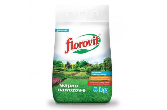 FLOROVIT Wapno Nawozowe granulat odkwasza worek 5kg
