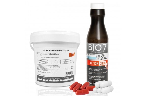 Bio7 Entretien Microstations 1kg + Bio7 Choc Microstations