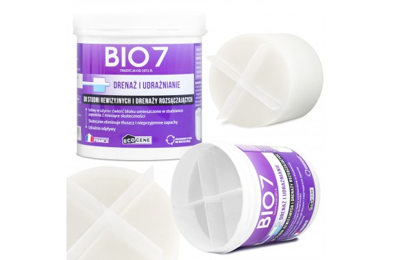 Bio7 Drenaż udrażnianie 4 x 200g Nowość