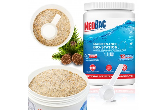 NeoBac BIO-STATION MAINTENANCE Bakterie oczyszczalnia biologiczna 1kg