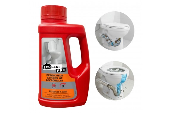 ECOGENE PRO EXPRESS WC Udrażniacz z mikrogranulkami do toalet 500g