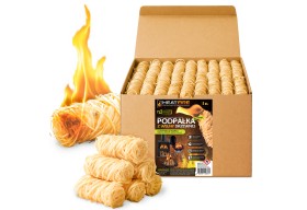 HeatFire Naturalna podpałka z wełny drzewnej rozpałka do grilla i kominka 5kg