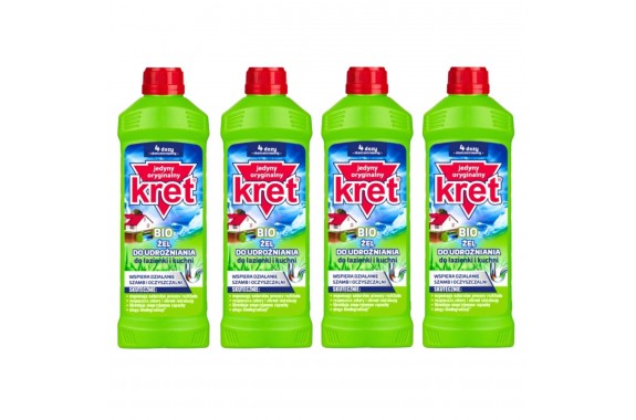 Kret Bio udrażniacz do rur z aktywatorem Kuchnia Łazienka 500 ml