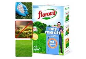Interwencyjny nawóz na Trawnik bez mchu Żelazo FLOROVIT karton 2kg