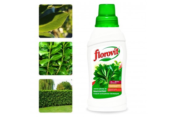 Nawóz płynny do Laurowiśni i Żywopłotów liściastych FLOROVIT 1KG