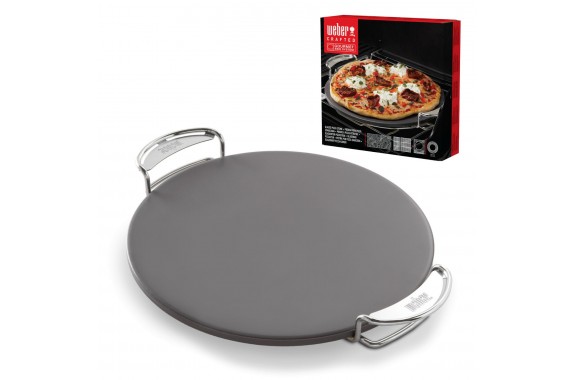 Grillowy Kamień do Pizzy z metalowymi uchwytami Weber Crafted [8861]