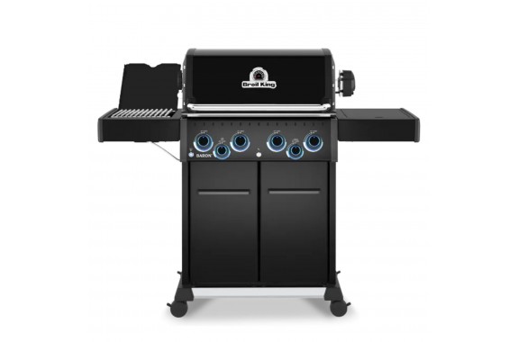 Grill Gazowy Broil King BARON 490 IRX Shadow palnik boczny rożen (677183PL)