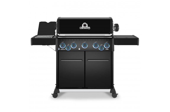 Grill Gazowy Broil King BARON 590 IRX Shadow Palnik boczny Rożen (678183PL)