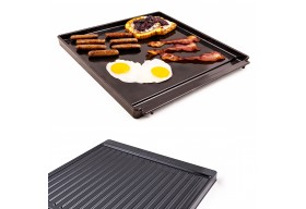BROIL KING Plancha żeliwna emaliowana 2w1 BARON CROWN (11943)