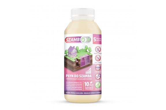 SZAMBON Płyn do szamba oczyszczalni latryn aktywator w płynie 500 ml