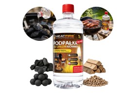 HeatFire Podpałka do grilla i kominka żelowa błyskawiczna 1L