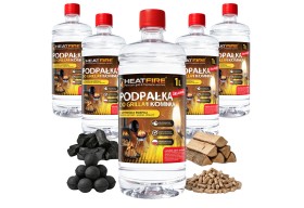 HeatFire Podpałka do grilla i kominka żelowa błyskawiczna 5L