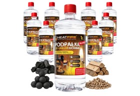 HeatFire Podpałka do grilla i kominka żelowa błyskawiczna 9L