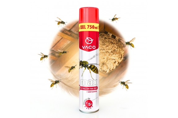 Strażak Spray na Osy i Szerszenie Mocny Strumień VACO 750ml