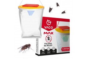 Pułapka na muchy XXL Wabik na muchy do stajni obory domu VACO MAX 1 szt.