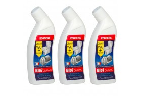 Zestaw Bio7 3x Żel WC 2w1 750 ml