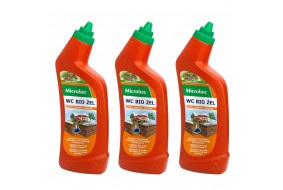 Zestaw Microbec Żel WC 3x 750 ml