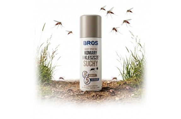 BROS Suchy spray na kleszcze i komary 90 ml