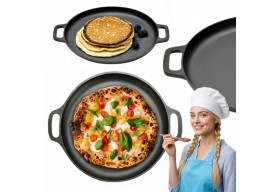 Płaska Patelnia do Pizzy na Naleśniki HAGE 30cm