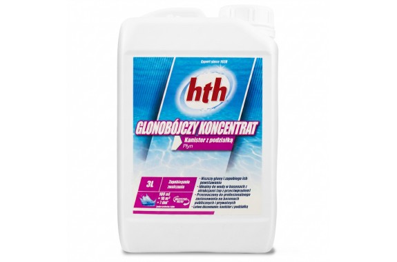 HTH Koncentrat środek na glony Antyglon do basenu SPA 3L