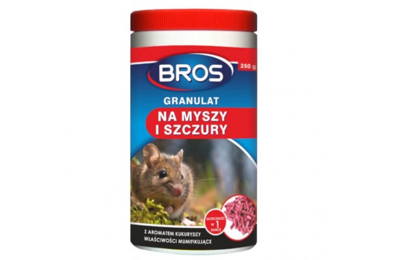 BROS granulat na myszy i szczury 250 g