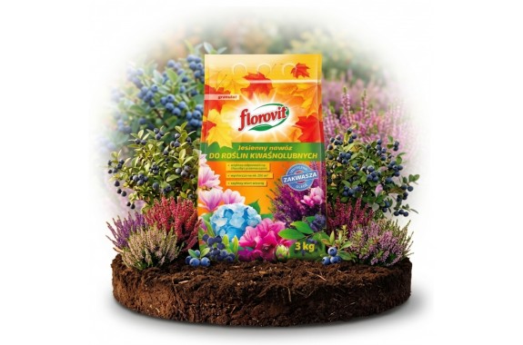 FLOROVIT Nawóz do rośliny kwaśnolubnych worek 3 kg