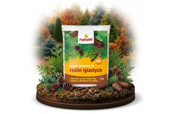 FRUKTOVIT Jesienny Nawóz do Iglaków Tui Cyprysów 5kg