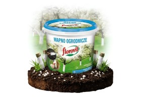 FLOROVIT Wapno ogrodnicze bielenie drzew odkwaszanie wiaderko 1kg