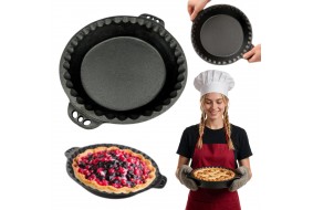 Żeliwna Forma do Ciasta Tarty Wypieków Keksówka Hage 26 cm
