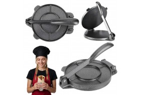 Żeliwna Praska do Tortilli Wrapów Placków Hage 25 cm